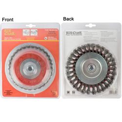 Wire Cup Brush Twisted 150mm X M14 With 0.80mm Wire Heavy Duty